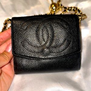 Authentic Chanel Caviar CC Wallet